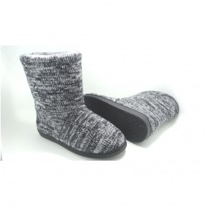 Girls’ Boys’ Slippers Boots Bedroom Knitted Bootie Shoes for Winter Warm