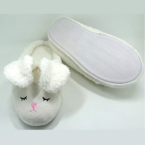Girls’ Cute Bunny Indoor Slippers Warm Slippers