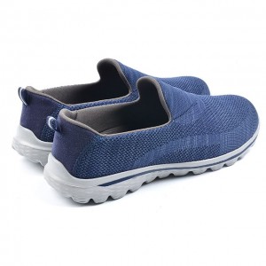 Txiv neej Breathable Upper Flying Knitted Sneakers Comfortable Casual Shoes