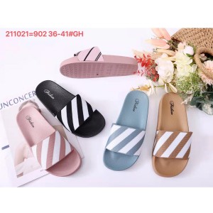 Bedruckte Slide-Sandale für Damen