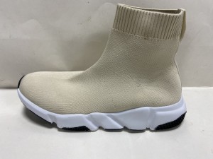 High-Top Sock Sneaker sa Men's Boys nga adunay Extra Ankle Support Slip-On Shoes