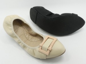 Zapatos sin cordones informales planos de ballet para mujer