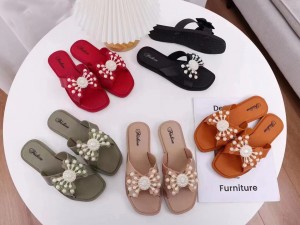 Mulierum feminarum 'Slide Sandals Flat Shoes
