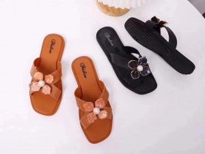 Pambabaeng Slide Sandals na Flat Shoes