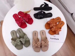 Dames Slide Sandalen Flat Shoes foar froulju