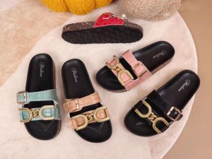 Женске клизаве сандале од плуте, удобне слатке ципеле за лето