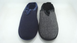Men's Indoor Slippers Memory Foam Classic Fabric Home Shoes
