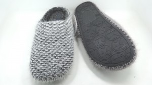 Men’s  House Knitted Slippers, Cozy Bedroom Indoor Slip on Shoes