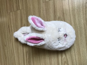 Detské dievčenské chlapčenské papuče králik