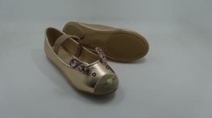 Naka-slip sa Flat Shoes ang Bunny Face Ballet Flats ng mga Batang Babae