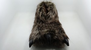 Grappige Slippers Grizzly Bear Knuffeldier Furry Claw Paw Slippers Kids & Adults Costume Shoes