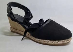 Sandal Wedge Platform Wanita Sepatu Espadrilles