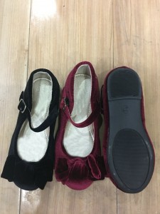 Barudak Girls 'Ballet Flats Slip Dina Sapatu