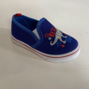 Մանկական Unisex-Child Dual Elastic Casual Shoe Sneaker Dinosaur Printed Slip On Shoes