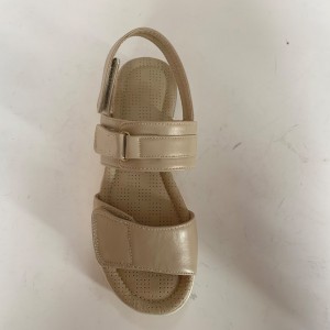 Scarpe piatte con sandali in PU da donna
