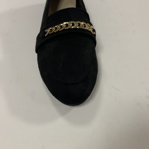 Женске равне ципеле класичне црне слип он ципеле