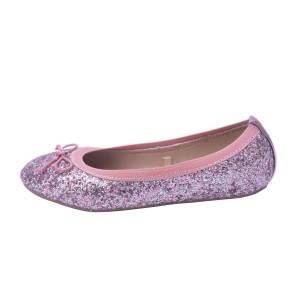 Girls Glitter Flats Ballet Shoes