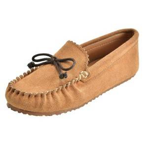 Lace-Up Moccasin Slippers