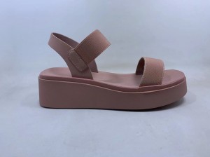 Sandalias de plataforma para muller