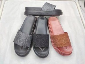 Sandalias de verán para mulleres con diapositivas