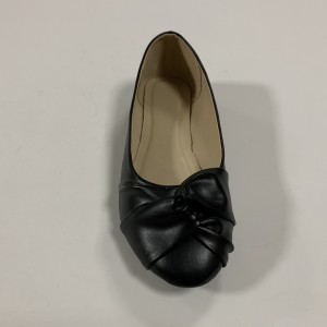 Këpucë të sheshta të baletit për femra Këpucë ecjeje me gishta të rrumbullakëta klasike Këpucë të sheshta lëkure artificiale për femra