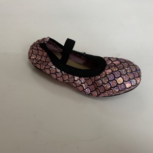Sapatos baixos de balé da moda infantil coloridos