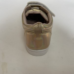 Модні лазерні кросівки з поліуретановою липучкою, які легко носити, для дітей