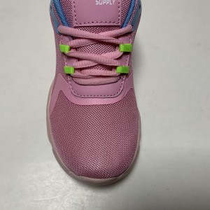 Kasut Lari Olahraga Kanak-Kanak Sneakers Perempuan Ringan Tali Bernafas untuk Kanak-Kanak/Anak Kecil