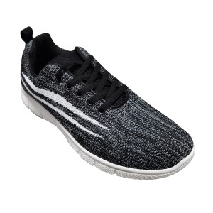 ຜູ້ຊາຍ Fly Knitted Sneakers Breathable Walking Tennis Running Shoes Sp on Casual Fashion Sneakers
