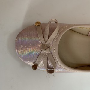Bata/Gamay nga Batang Babaye' Party Princess Ballet Mary Jane Flat Flower Dress Shoes nga May Bow Knot