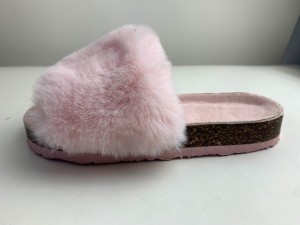 Женске Биркенстоцк крзнене сандале отворених прстију