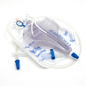Маводҳои тиббӣ барои калонсолон пешоб метр Lubricath Catheter болишти ҷамъоварии пешоб