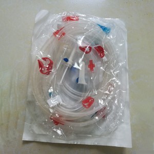 Línea de tubos de sangre desechables de alta elasticidad para suministros médicos