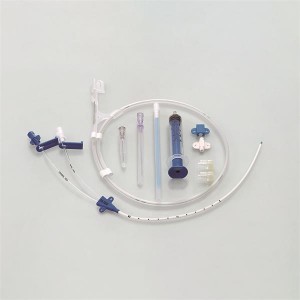 Κατασκευαστής Εργοστασιακή τιμή Hospital Medical Kit CVC Προϊόντα μιας χρήσης Μονός διπλός τριπλός αυλός CVC Κεντρικός φλεβικός καθετήρας