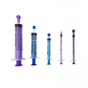 Patient Oral Feeding Syringe with Cap for Fixed Nutrition and Medication
