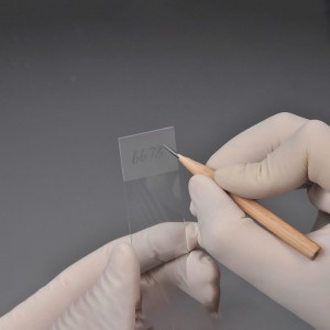 Մեծածախ լաբորատոր ծախսվող նյութեր Clear Glass Cover Glass Microscope Slide