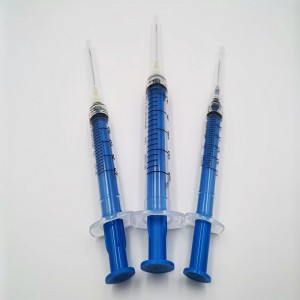 Hypodermyske ynjeksje 1ml 20ml Safety Syringe mei Retractable Needle