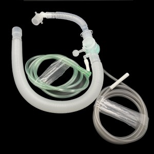 CE ISO sertifikuota vienkartinė medicininė anestezijos kvėpavimo grandinė