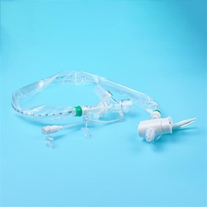 Famatsiana ara-pitsaboana azo ampiasaina Icu Intensive Care Critical Tube Closed Suction System Catheter