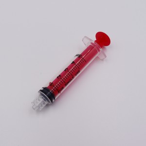 Medizinische sterile Einweg-Luer-Lock-Luer-Slip-Injektionsspritze aus Kunststoff mit Nadeln