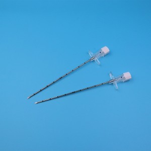 Kit de anestesia epidural con aguja espinal de 16g.