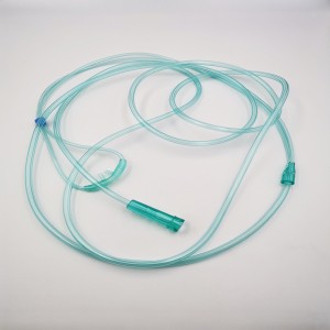Catheter O2/CO2 Tube Line Manufacturer in China Single Use Disposable PVC Nasal Oxygen Cannula CE ISO