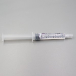 Hoʻokuʻu ʻia ʻo Sterile Saline Flush Syringe PP Prefilled Syringe 3ml 5ml 10ml