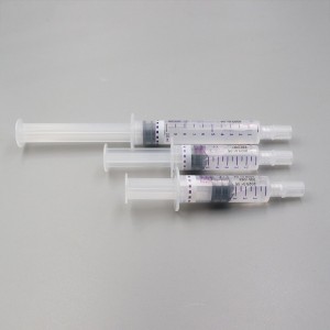 Jednorazové sterilné preplachovacie striekačky s fyziologickým roztokom PP predplnená striekačka 3 ml 5 ml 10 ml