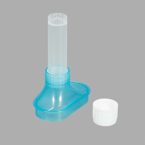DNA/RNA Sterile v Shape Tys-01 Kuunganidza Funnel Test Sample Tube Device Saliva Collection Kit