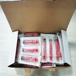 Orvosi eldobható steril műanyag hipodermikus fecskendők