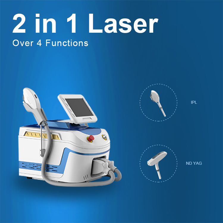 multifunktionel skønhedsmaskine ipl shr ndyag carbon peeling laser