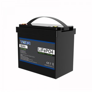 Uppladdningsbart LiFePO4 litiumjonfosfat djupcykelbatteri