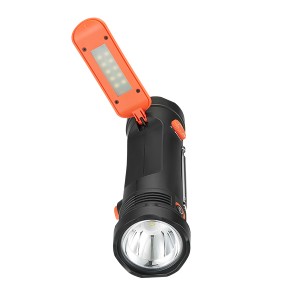 Lumeni qawwija rikarikabbli li jinżammu fl-idejn LED flashlight