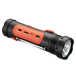 Lanterna LED portátil de lúmens fortes recarregáveis